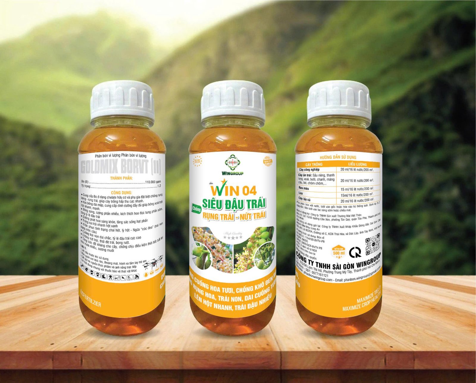 WIN 04 Siệu Đậu Trái - Chống rụng bông
